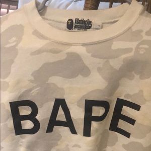 Bape pullover crew neck glow in the dark